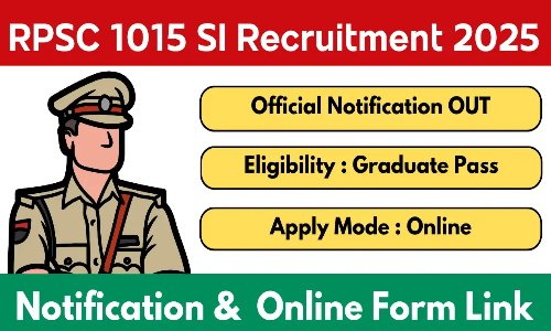 RPSC Recruitment 2025