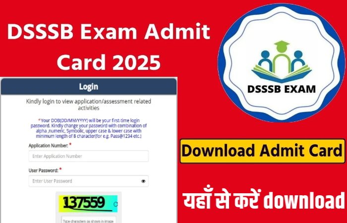 DSSSB Exam download